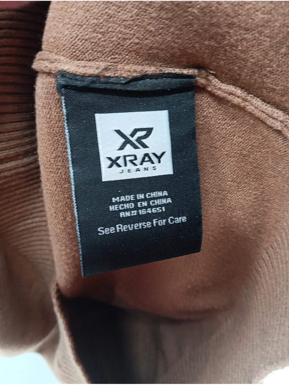Xray Jeans Sweater Men's XL Slim Fit Brown Casual Premium Comfort  Sweatshirt